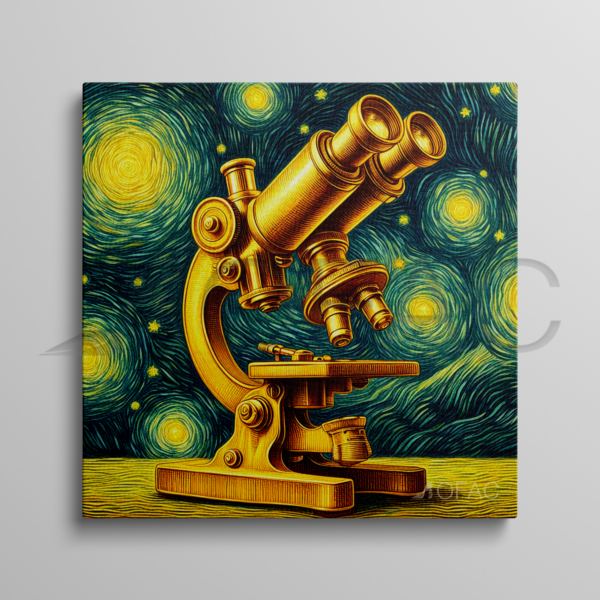 Quadro Decorativo - Microscópio Estrelado 2024