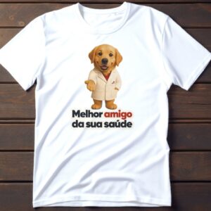 Camiseta Cãozinho Analista - Linha Humanizar
