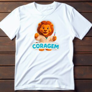 Camiseta Leão Coragem - Linha Humanizar
