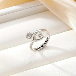 Anel Live(viver), Love(amar), Heal(curar)